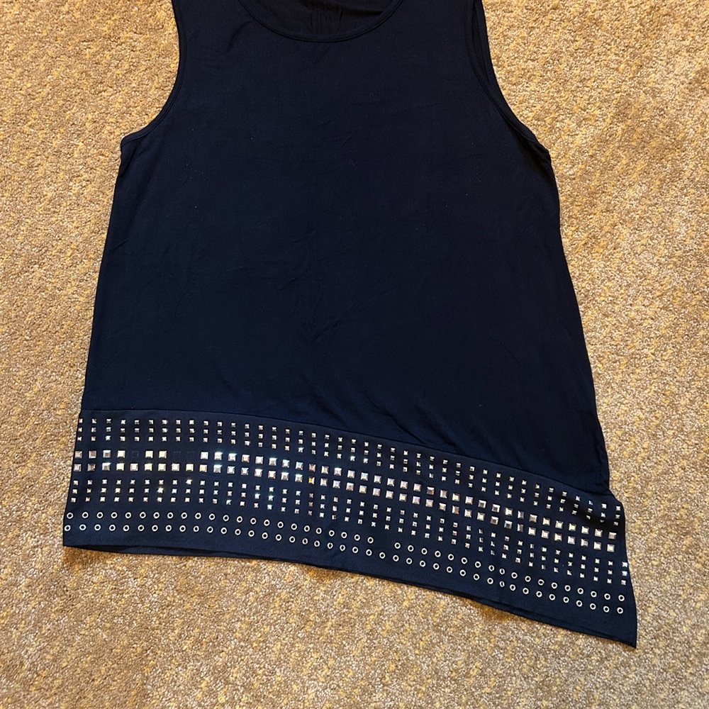 Calvin Klein Studded Sleeveless Top sz M